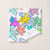 Colour Burst Badhandtuch Set (Waschlappen)