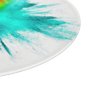 Colour Burst Center Art Schneidebrett (Ecke)
