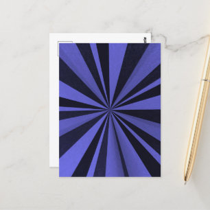 Colour Burst - Indigo Postkarte