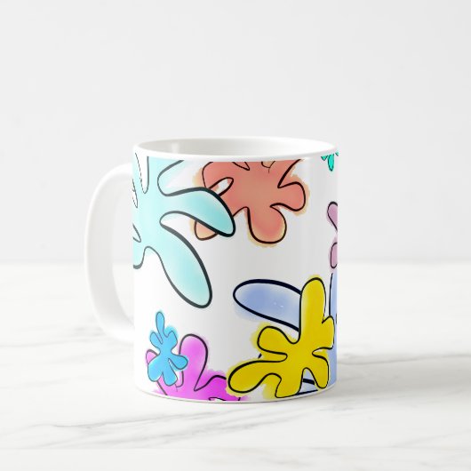 Colour Burst Kaffeetasse (Vorderseite Links)