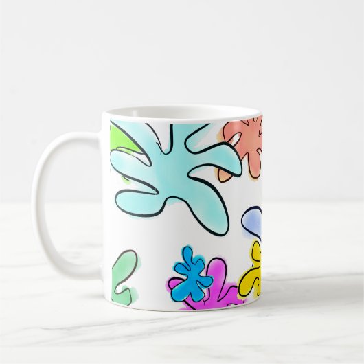 Colour Burst Kaffeetasse (Links)