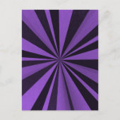 Colour Burst - Lila Postkarte (Vorderseite)