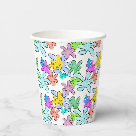 Colour Burst Pappbecher (Rückseite)