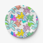 Colour Burst Pappteller (Vorderseite)