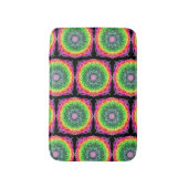 Colour Burst Rainbow Prism Mandala Badematte (Vorderseite Vertikal)