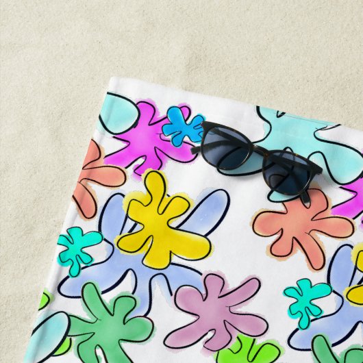 Colour Burst Strandtuch (Beispiel)