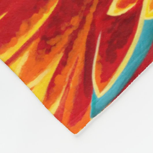 Colour Bursts I Fleecedecke (Ecke)