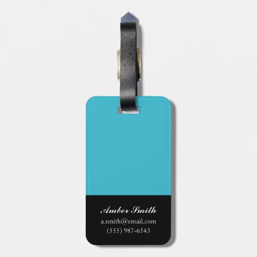 Colour Bursts I Gepäckanhänger (Rückseite vertikal)