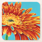 Colour Bursts I Rechteckiger Pappuntersetzer (Vorderseite)