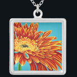 Colour Bursts I Versilberte Kette<br><div class="desc">floral</div>