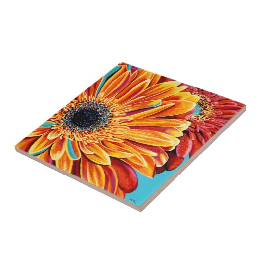 Colour Bursts II Fliese (Seite)