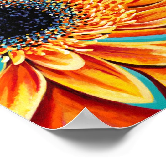 Colour Bursts II Poster (Ecke)