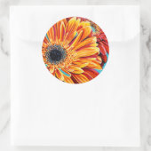 Colour Bursts II Runder Aufkleber (Tasche)