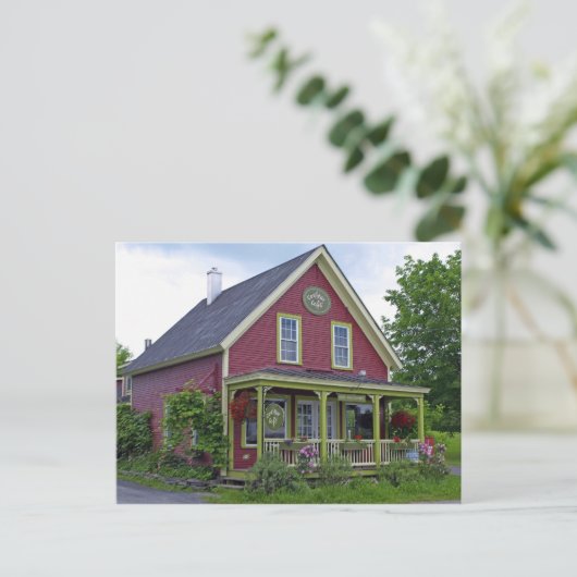 Colour Café/Café Couleur Postkarte (Stehend Vorderseite)