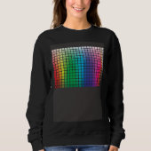 colour chart colourful colours shades sweatshirt (Vorderseite)