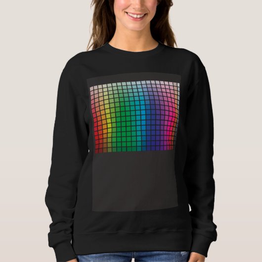 colour chart colourful colours shades sweatshirt (Vorderseite)