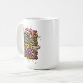 Colour Coffee Lover Coffee Drink Geschenk Y2K Styl Kaffeetasse (Vorderseite Links)