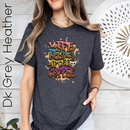 Colour Coffee Lover Coffee Drink Geschenk Y2K Styl T-Shirt