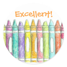 Colour Crayons Hervorragende Arbeit Motivierend