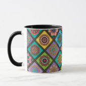 Colour Crazy Mandala Quilt Biene Tasse (Links)