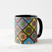 Colour Crazy Mandala Quilt Biene Tasse (VorderseiteRechts)