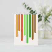 Colour Drips (Autumn) Postkarte (Stehend Vorderseite)