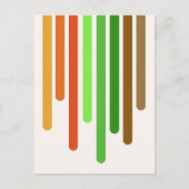 Colour Drips (Autumn) Postkarte (Vorderseite)