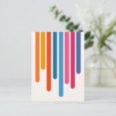 Colour Drips (Bold) Postkarte (Stehend Vorderseite)