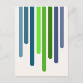 Colour Drips (Spring) Postkarte (Vorderseite)