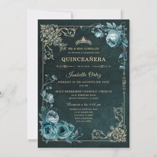 Colour Esmeralda y Einladung (Vorderseite)