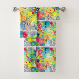 Colour Explosion Collection Badhandtuch Set