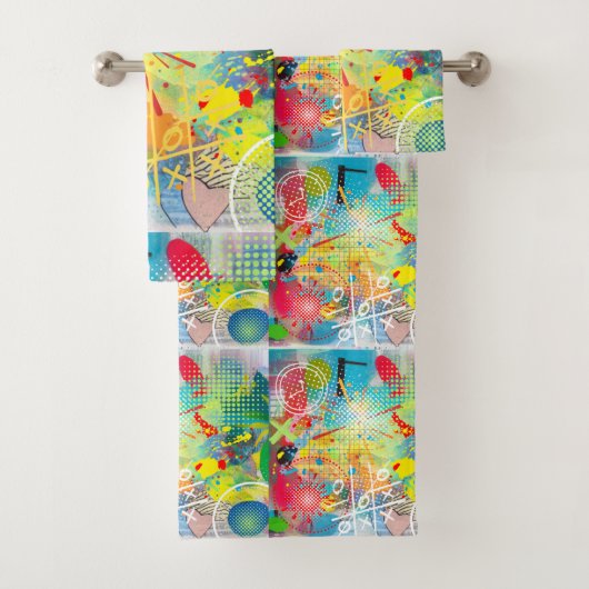 Colour Explosion Collection Badhandtuch Set (Insitu)