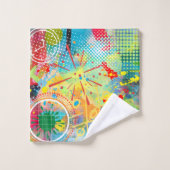 Colour Explosion Collection Badhandtuch Set (Waschlappen)