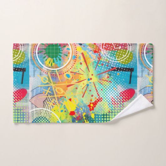 Colour Explosion Collection Badhandtuch Set (Handtuch)