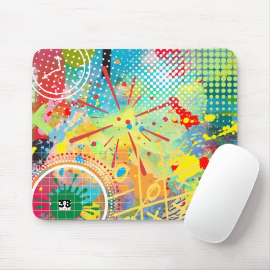 Colour Explosion Collection Mousepad (Mit Mouse)