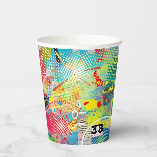 Colour Explosion Collection Pappbecher (Rechts)