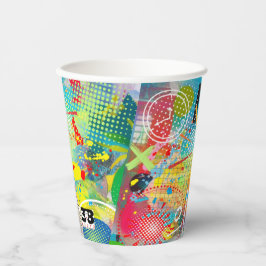 Colour Explosion Collection Pappbecher