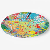 Colour Explosion Collection Pappteller (Schrägansicht)