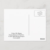 Colour Me Happy Postkarte (Rückseite)