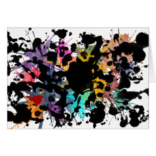 colour my life / Farbklekse   Black Ink