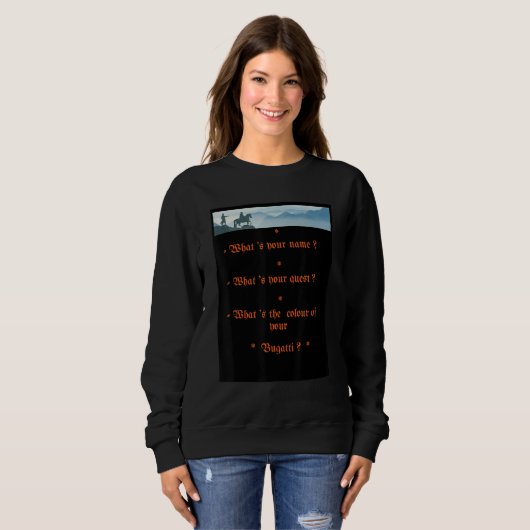 Colour of Bugatti humorous version Sweatshirt (Vorne ganz)