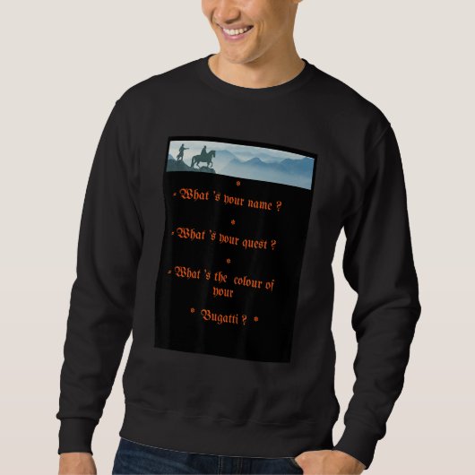 Colour of Bugatti humorous version Sweatshirt (Vorderseite)