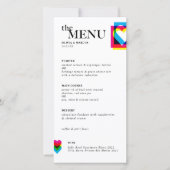 Colour Pop Hochzeitskarte (Vorderseite)