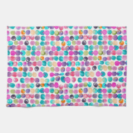 Colour Pop Watercolor – Fun Gift for Creatives Geschirrtuch