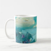 Colour Rush Abstract Oil Paint II Tasse (Links)