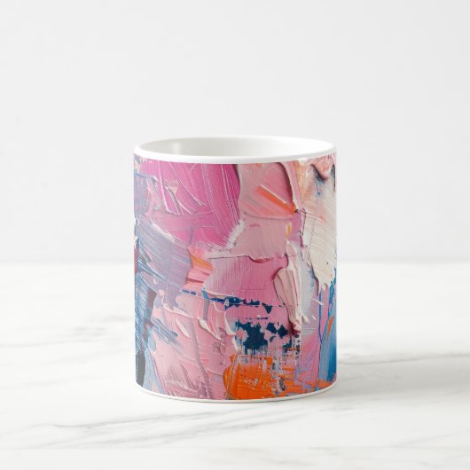 Colour Rush Abstract Oil Paint III Mug Kaffeetasse (Mittel)