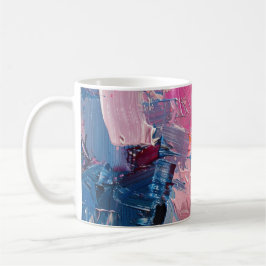 Colour Rush Abstract Oil Paint III Mug Kaffeetasse