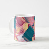 Colour Rush Abstract Oil Paint IV Mug Kaffeetasse (Vorderseite Links)