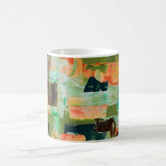 Colour Rush Abstract Oil Paint V Mug Kaffeetasse (Mittel)