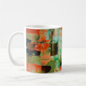 Colour Rush Abstract Oil Paint V Mug Kaffeetasse (Links)